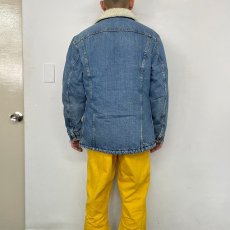 画像4: 70's Levi's USA製 71605-0216 デニムボアランチコート 40 (4)