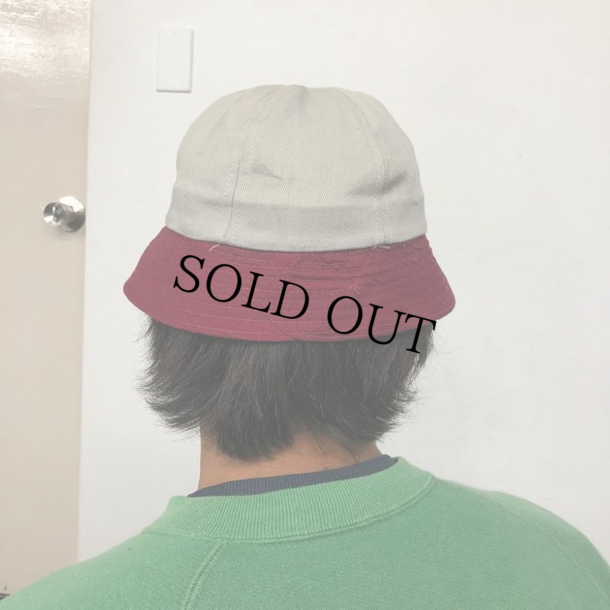 画像4: VINTAGE ツートーン カレッジバケットハット (4)