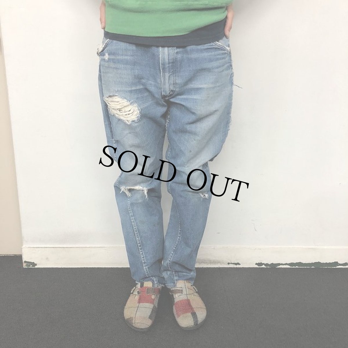 画像2: 60's Wrangler 13MWZ デニムパンツ W36 (2)