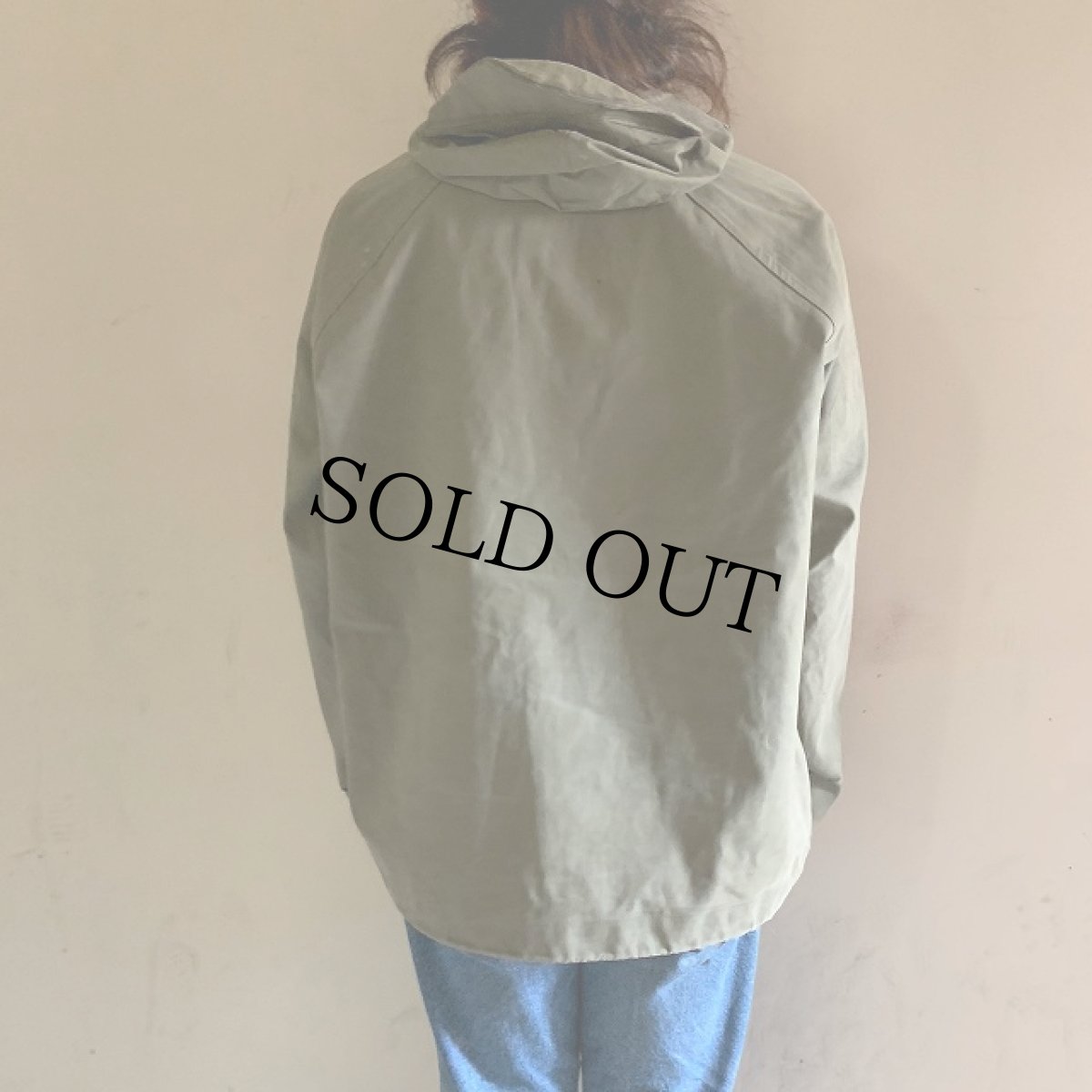 画像6: 40's U.S.NAVY デッキレインパーカ ステンシル入り (6)