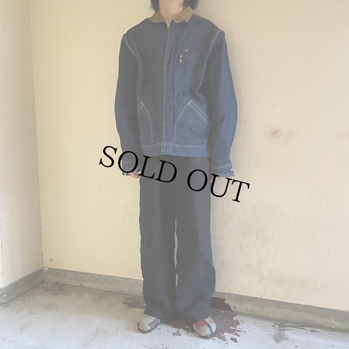 画像2: 70's Lee 191-LB キルティングライナー付き デニムジャケット 44 LONG (2)