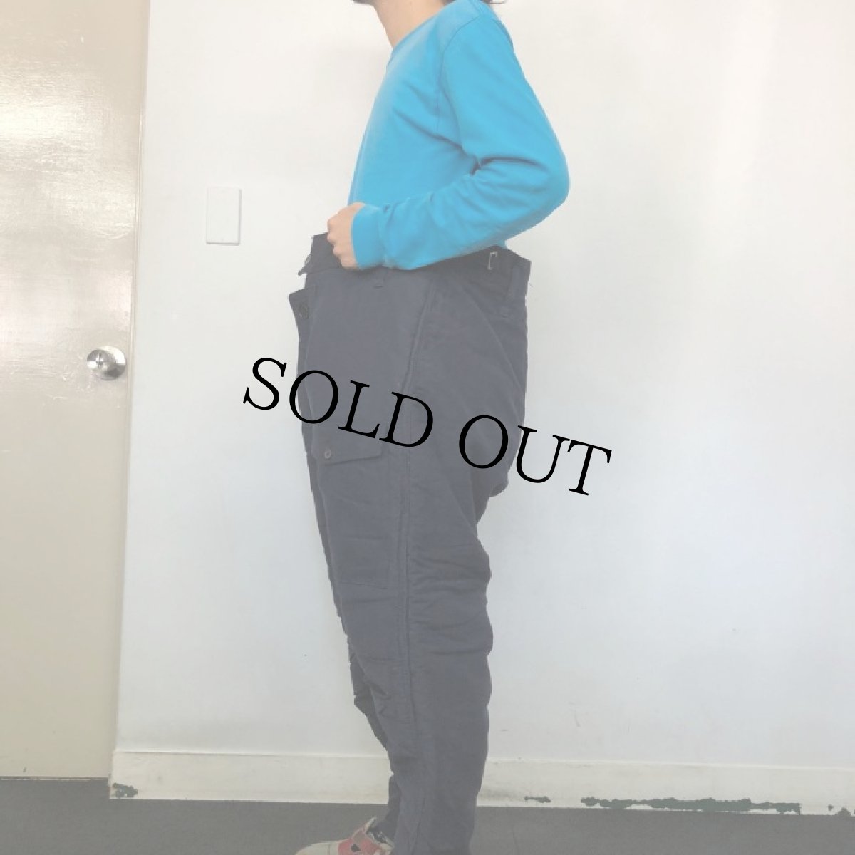 画像3: 50's ROYAL NAVY "SUBMARINE" ARCTIC TROUSERS DEADSTOCK (3)