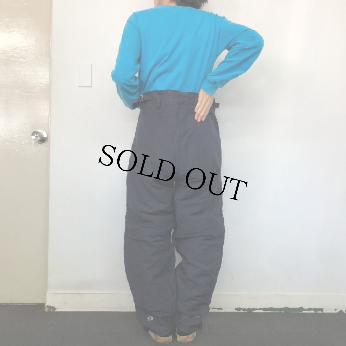 画像4: 50's ROYAL NAVY "SUBMARINE" ARCTIC TROUSERS DEADSTOCK (4)