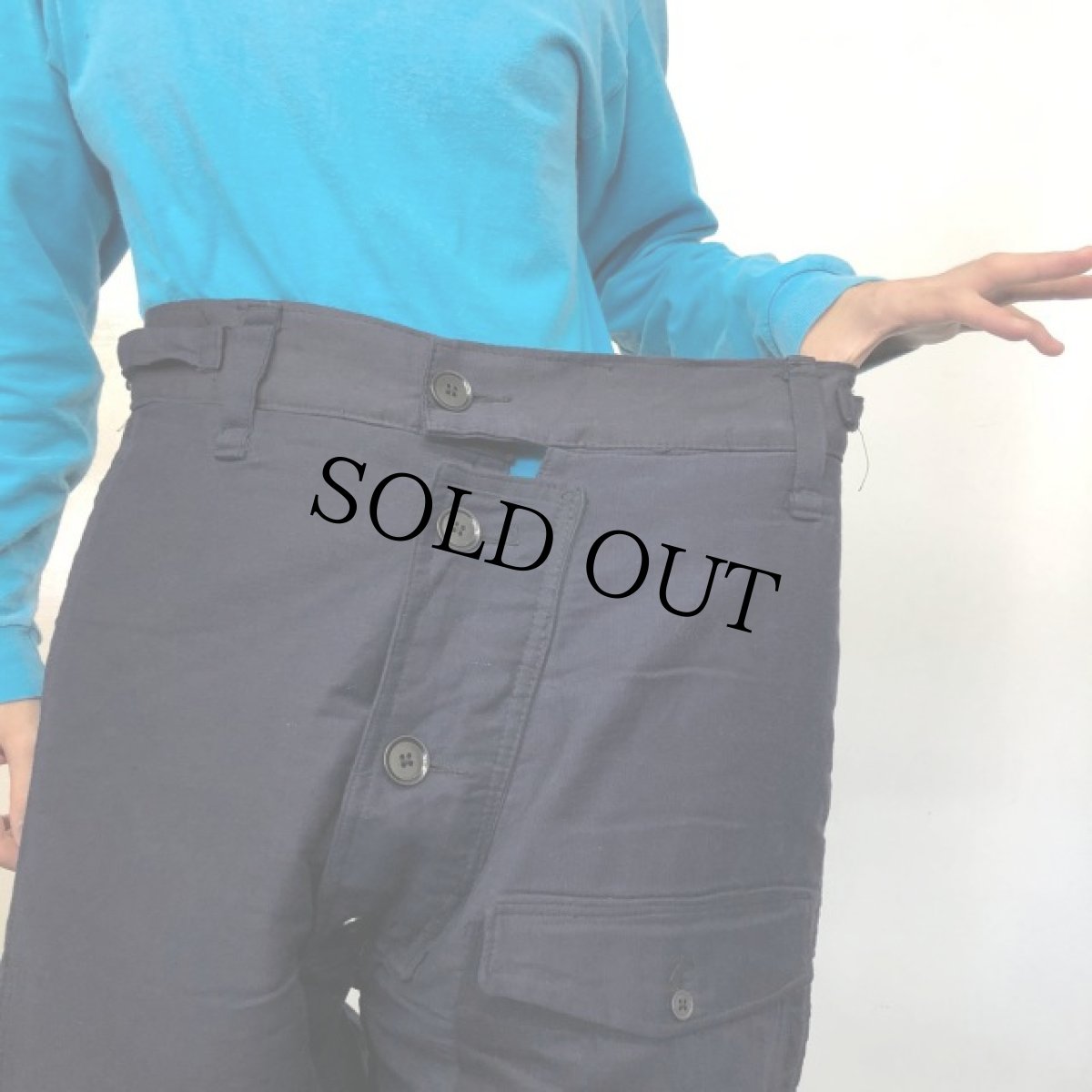 画像5: 50's ROYAL NAVY "SUBMARINE" ARCTIC TROUSERS DEADSTOCK (5)