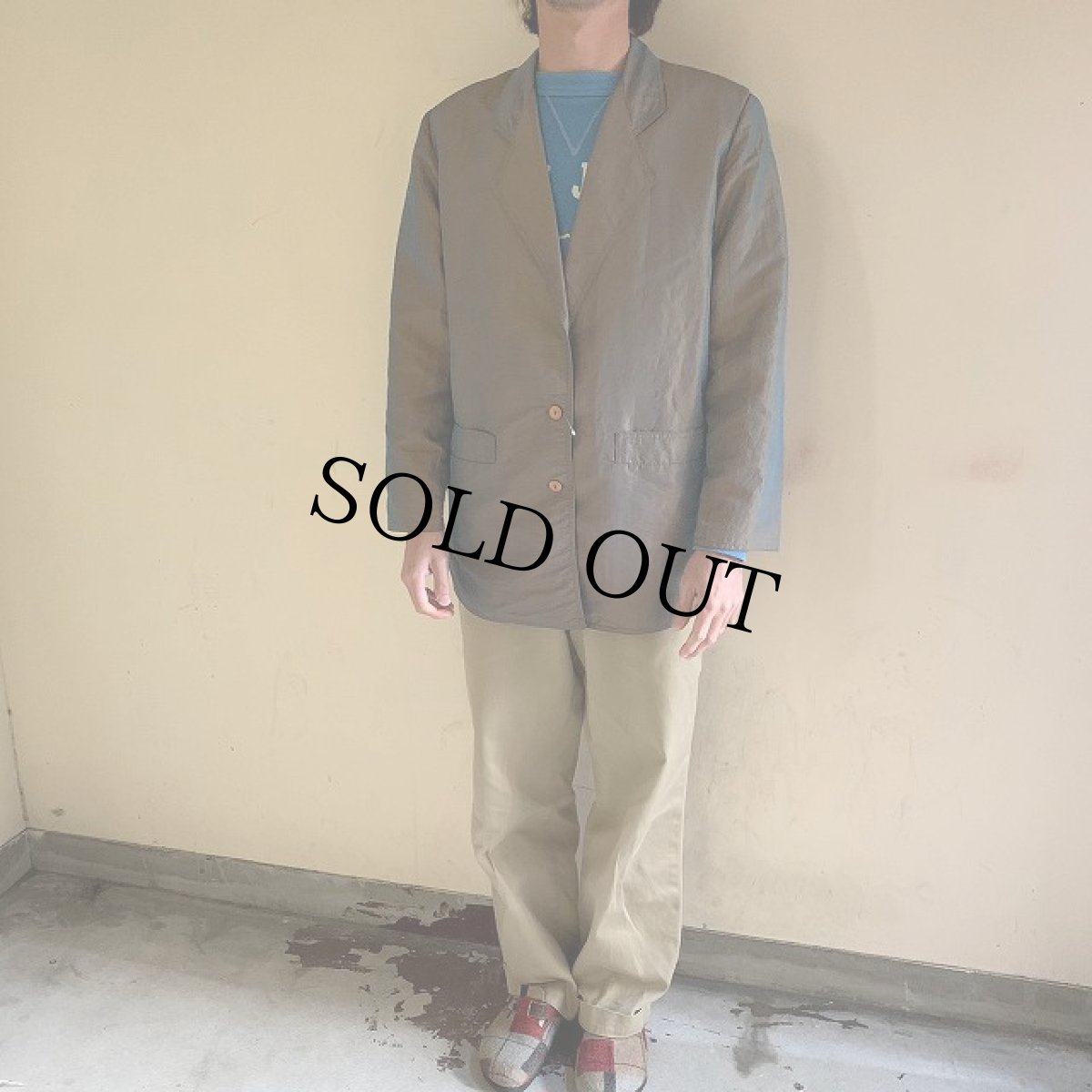 画像2: units USA製 玉虫 テーラードジャケット (2)