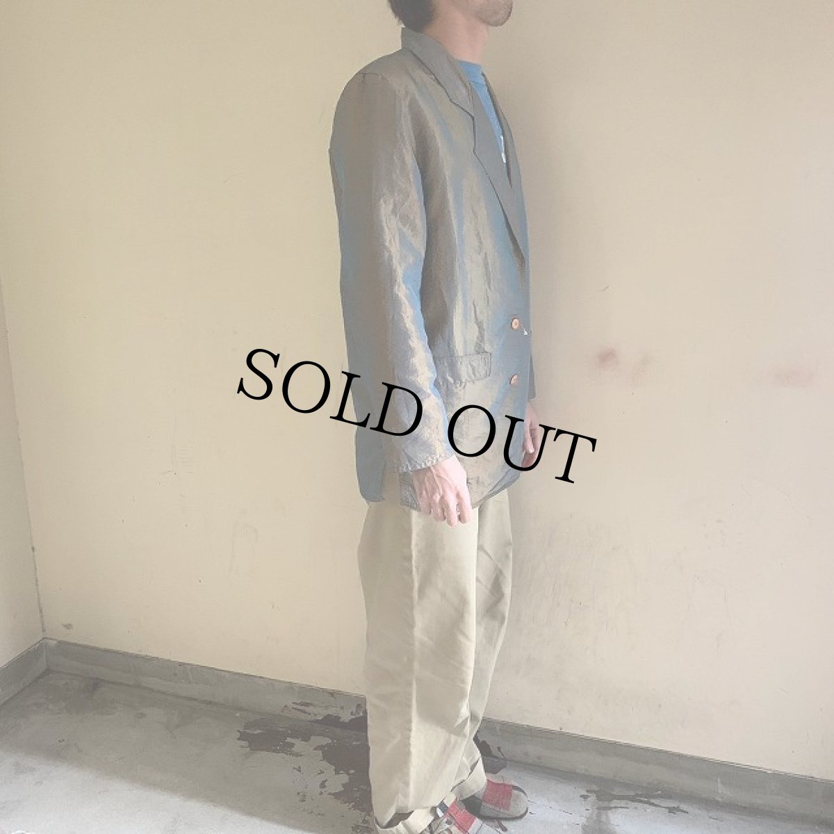 画像3: units USA製 玉虫 テーラードジャケット (3)