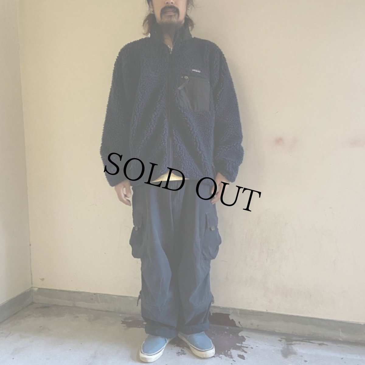 画像2: patagonia USA製 クラシックレトロカーディガン ネイビー L (2)