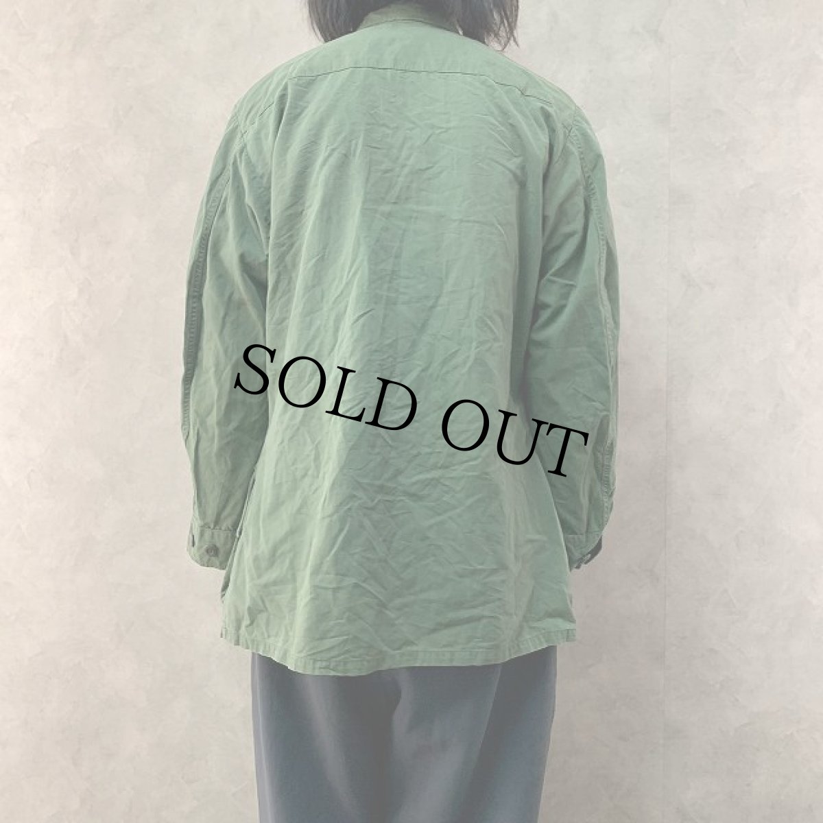 画像4: 60's US.ARMY ジャングルファティーグジャケット 3rd MEDIUM-REGULAR (4)