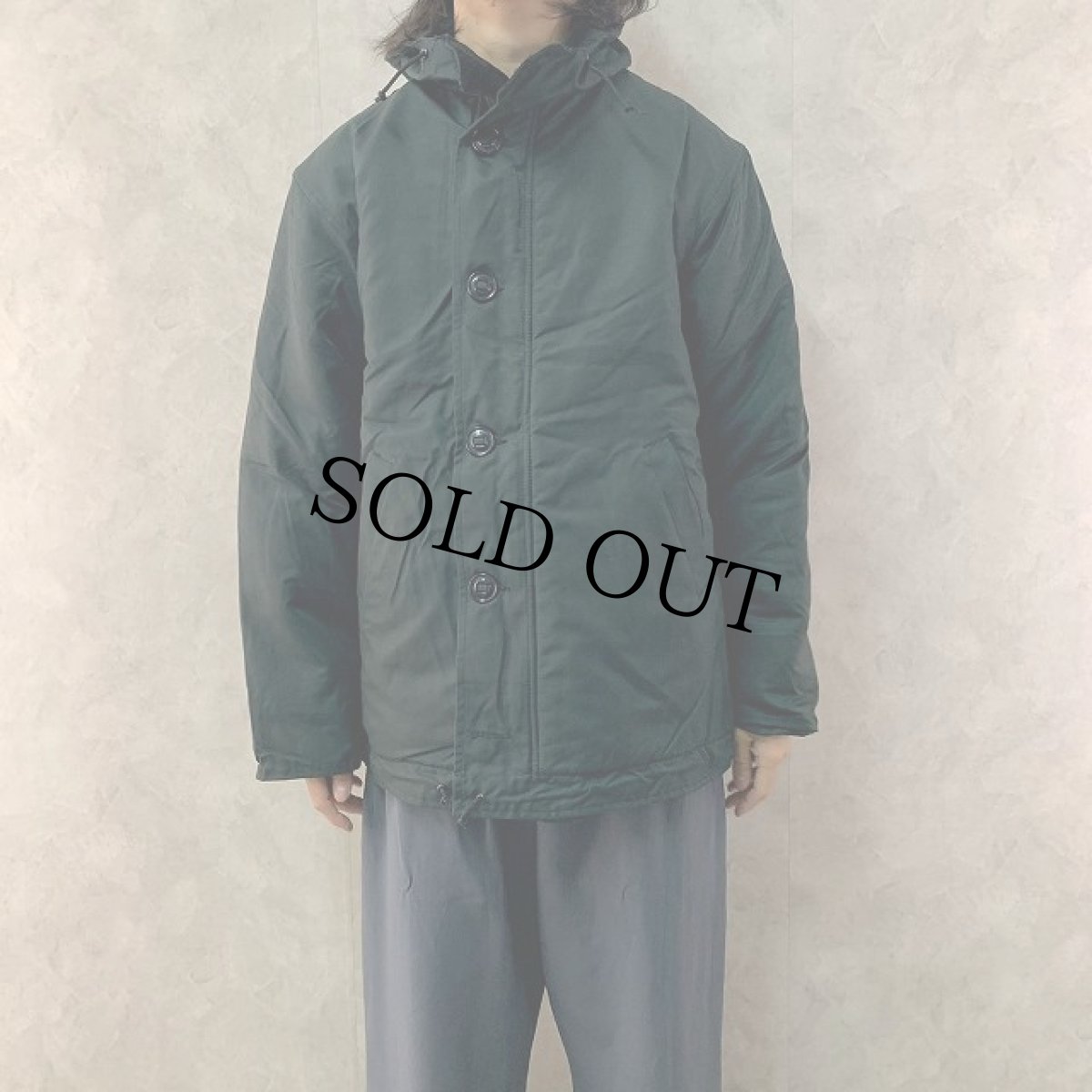 画像2: 80's ROYAL CANADIAN NAVY INTERMEDIATE COLD WEATHER PARKA MEDIUM (2)