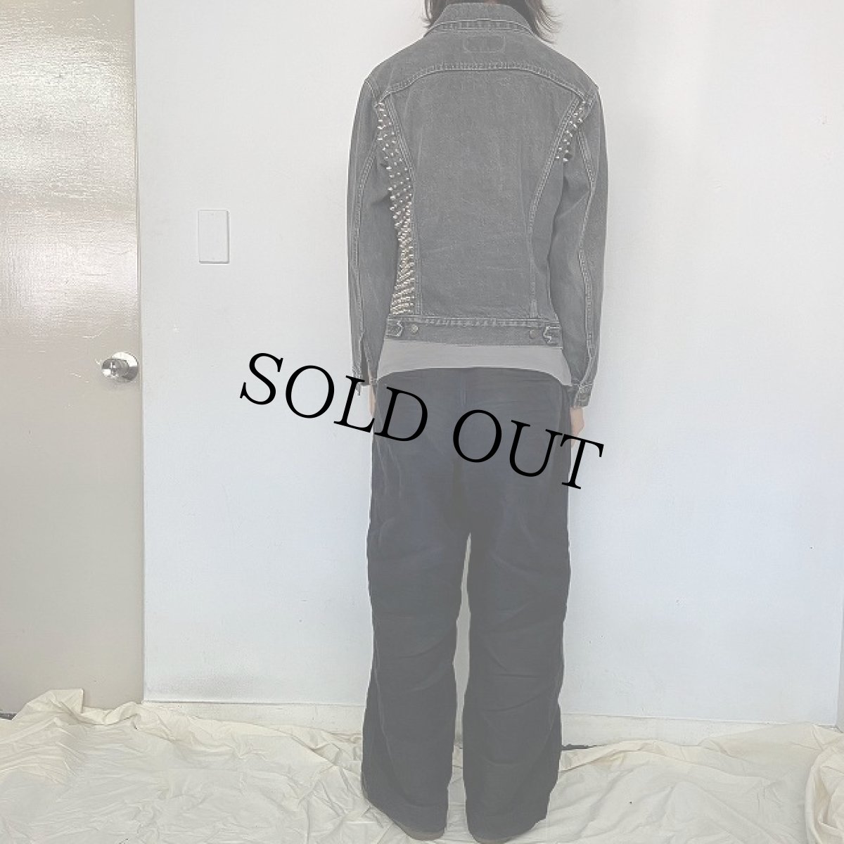 画像4: 80's〜 Levi's USA製 70506-0529 カスタム ブラックデニムジャケット SIZE38R (4)