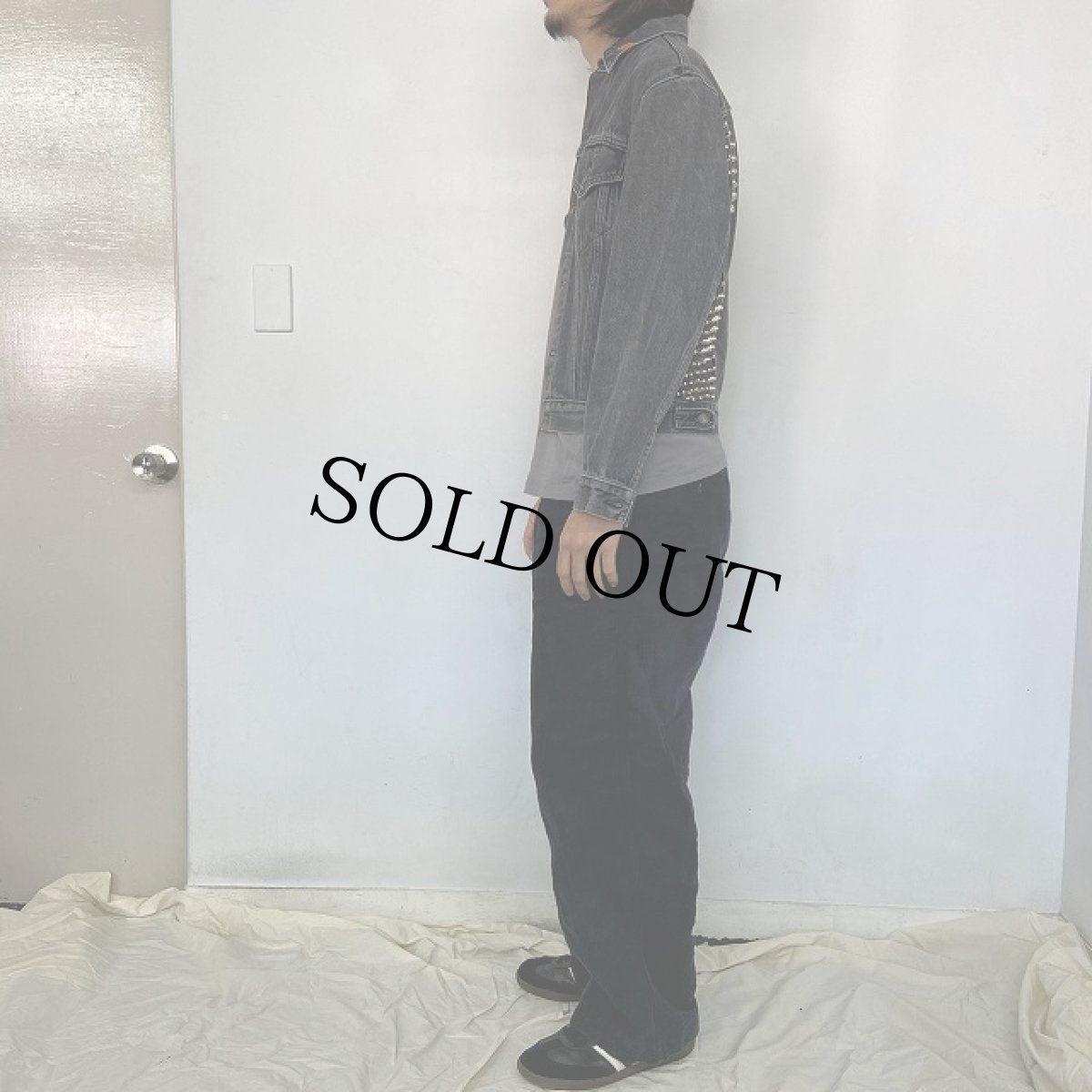 画像3: 80's〜 Levi's USA製 70506-0529 カスタム ブラックデニムジャケット SIZE38R (3)