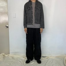 画像2: 80's〜 Levi's USA製 70506-0529 カスタム ブラックデニムジャケット SIZE38R (2)