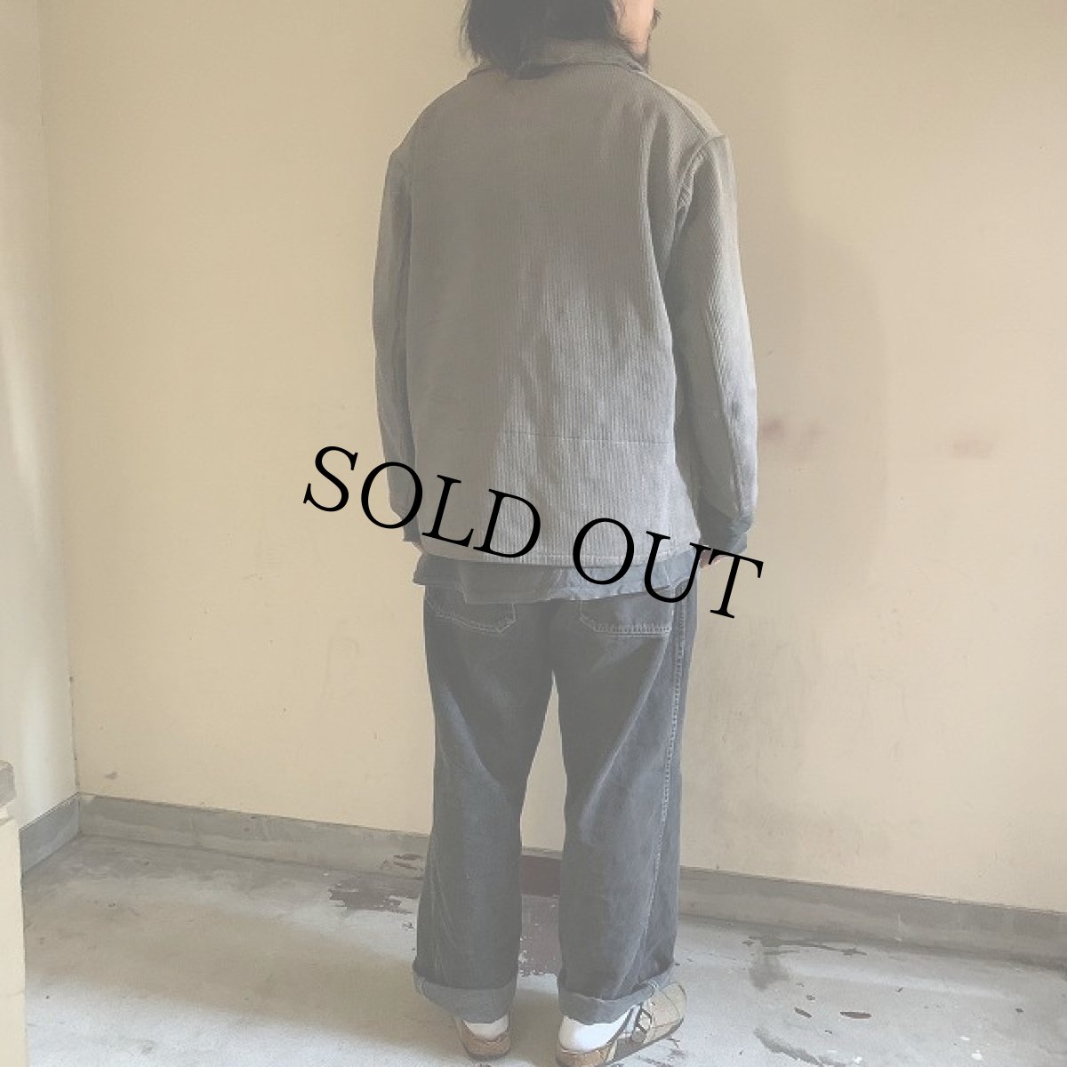 画像4: 40〜50's FRANCE 動物ボタン ピケハンティングジャケット (4)