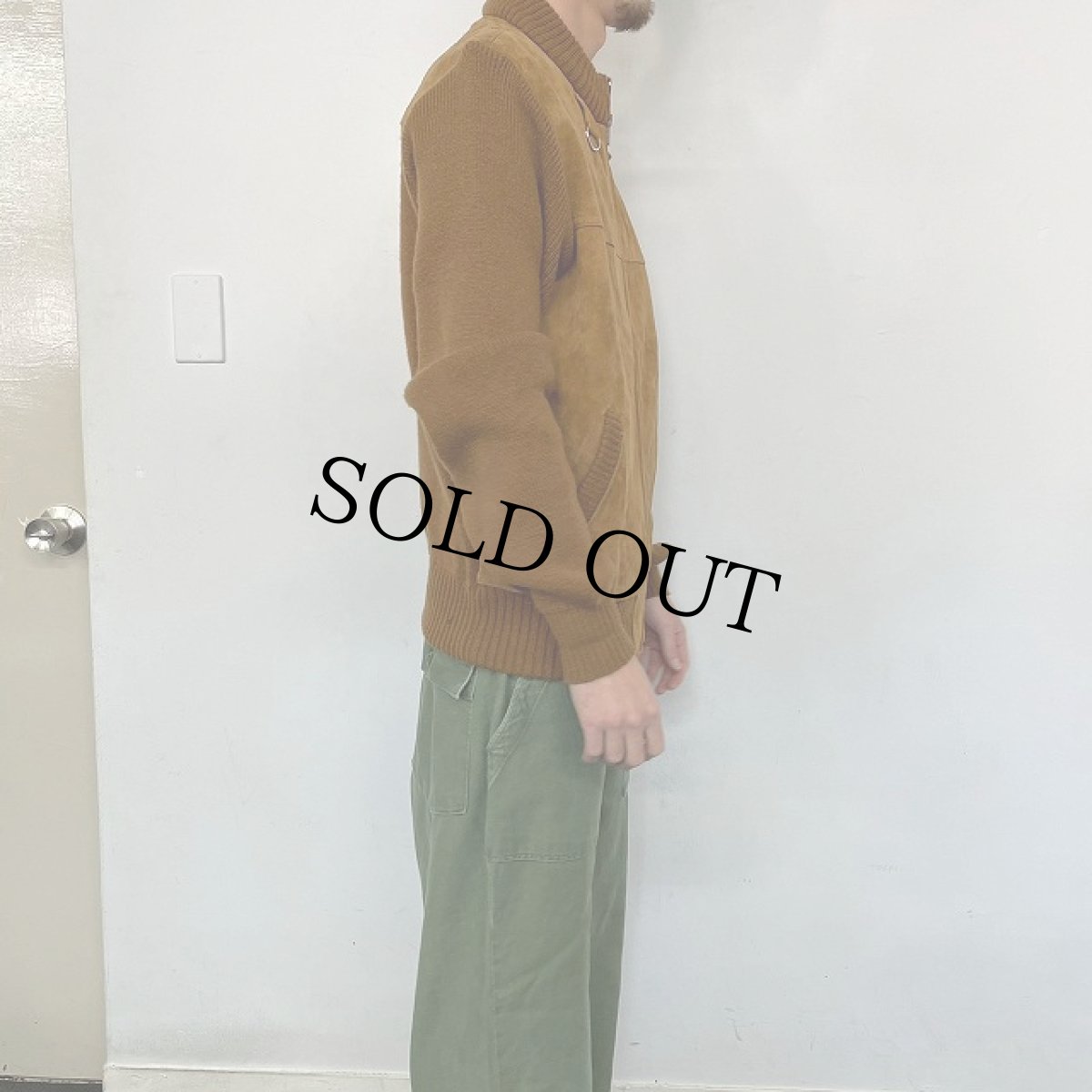 画像3: 80's Sports Wear スエードレザージャケット XL (3)