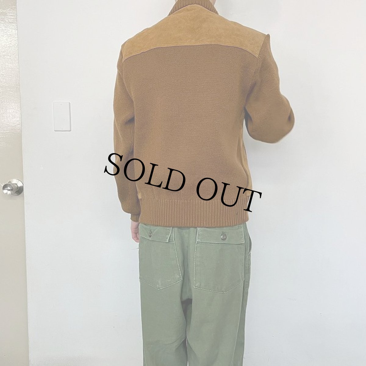 画像4: 80's Sports Wear スエードレザージャケット XL (4)