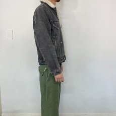 画像3: 80's Levi's USA製 裏ボア ブラックデニムジャケット 38R (3)