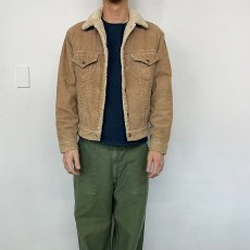 画像2: 80's Levi's 70605 USA製 コーデュロイボアジャケット 38 (2)