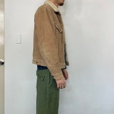 画像3: 80's Levi's 70605 USA製 コーデュロイボアジャケット 38 (3)