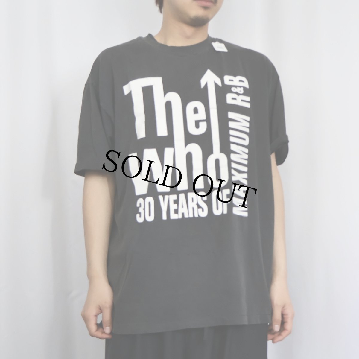 画像2: 1994 THE WHO USA製 "30 YEARS OF MAXIMUM R&B" ロックバンドアルバムTシャツ BLACK XL (2)