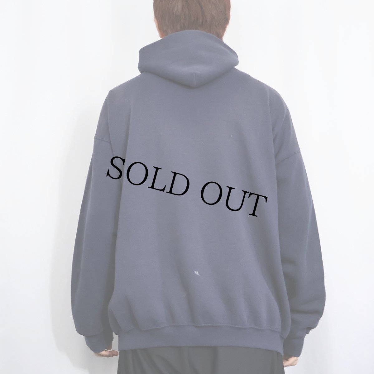 画像3: 90's Tultex USA製 無地スウェットジップパーカー XL (3)