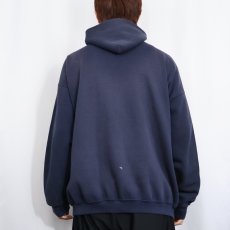 画像3: 90's Tultex USA製 無地スウェットジップパーカー XL (3)
