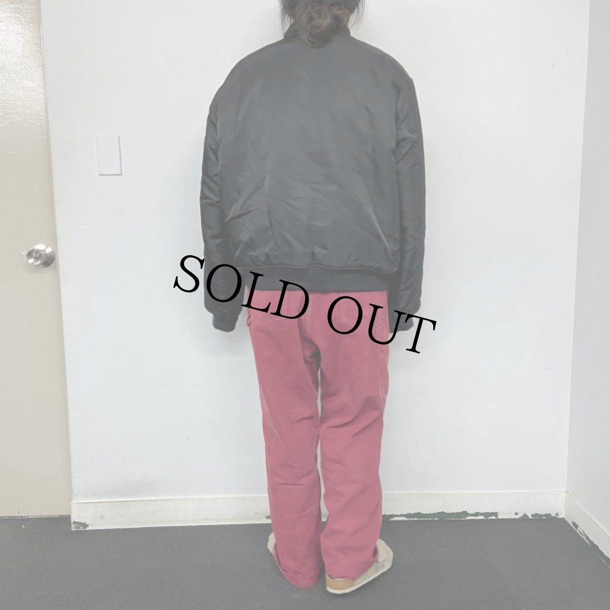 画像5: 90's〜 民間用 MA-1 フライトジャケットL (5)