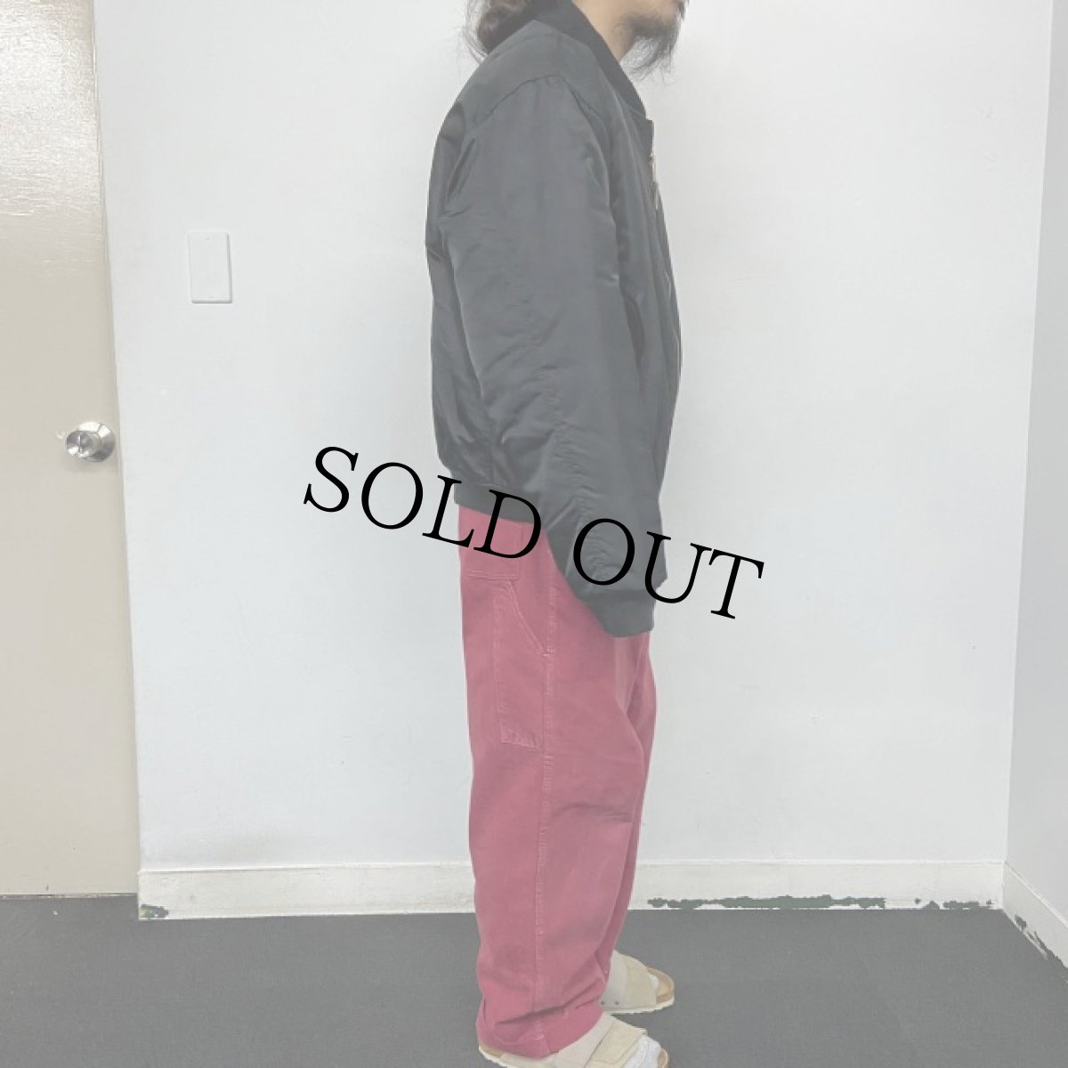 画像4: 90's〜 民間用 MA-1 フライトジャケットL (4)