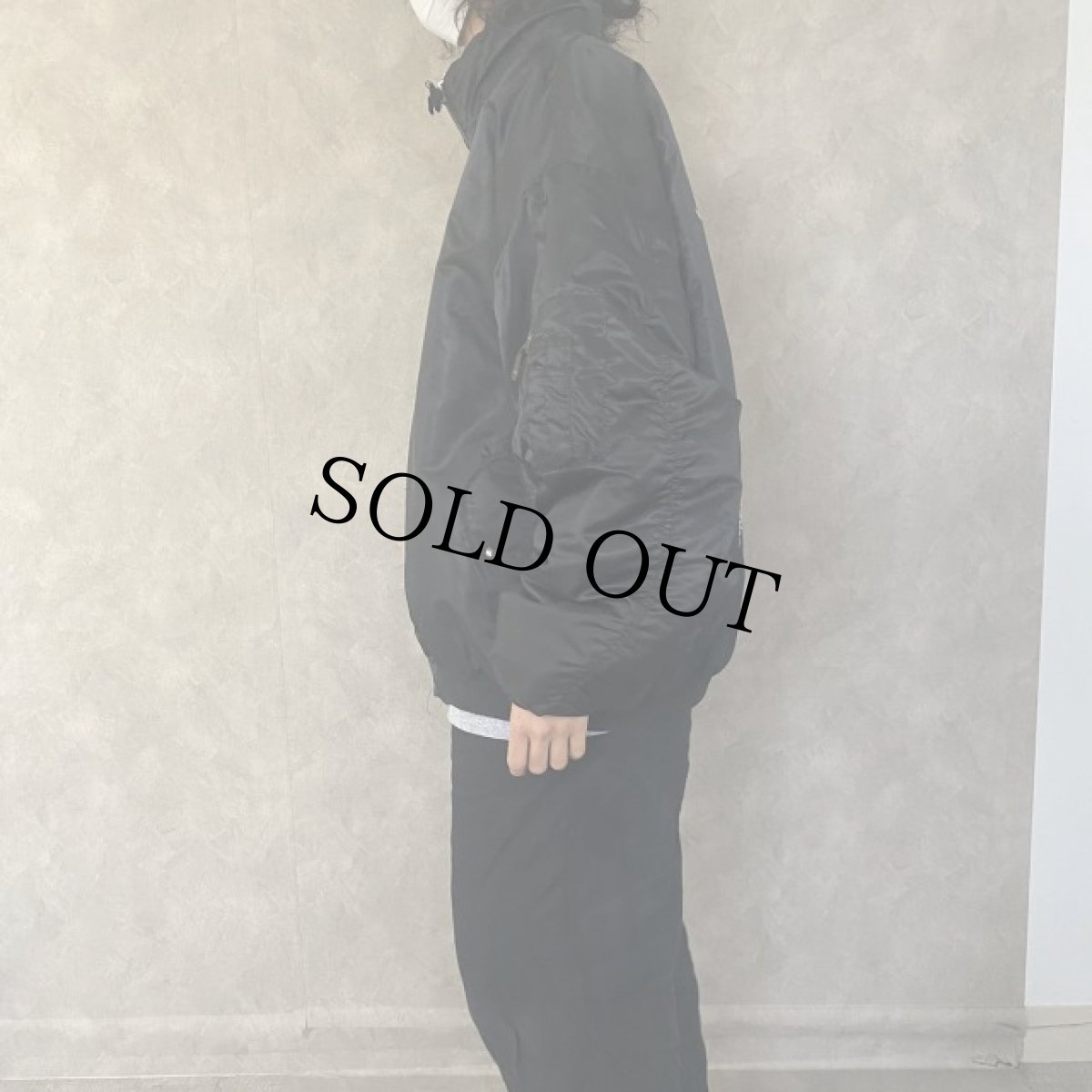 画像4: U B TUFF "2PAC" ラインストーン付き 大判プリント MA-1 (4)