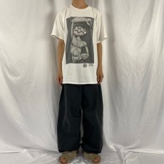 画像2: 90's POPEYE USA製 "Calvin Klein"パロディTシャツ L (2)