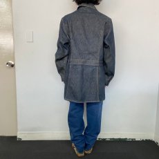 画像4: 70's Levi's 70671-0217 USA製 デニムブッシュジャケット XL (4)