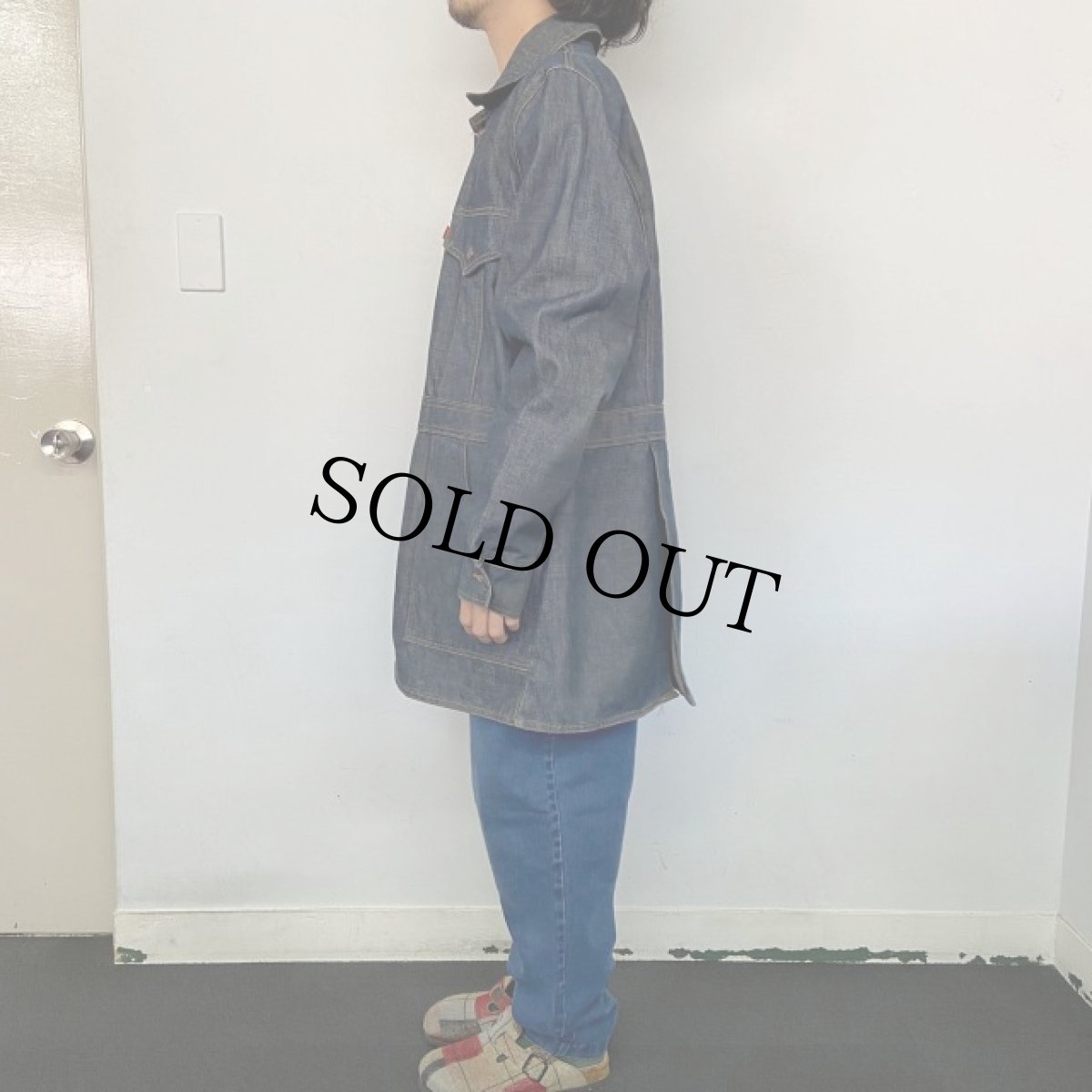 画像3: 70's Levi's 70671-0217 USA製 デニムブッシュジャケット XL (3)