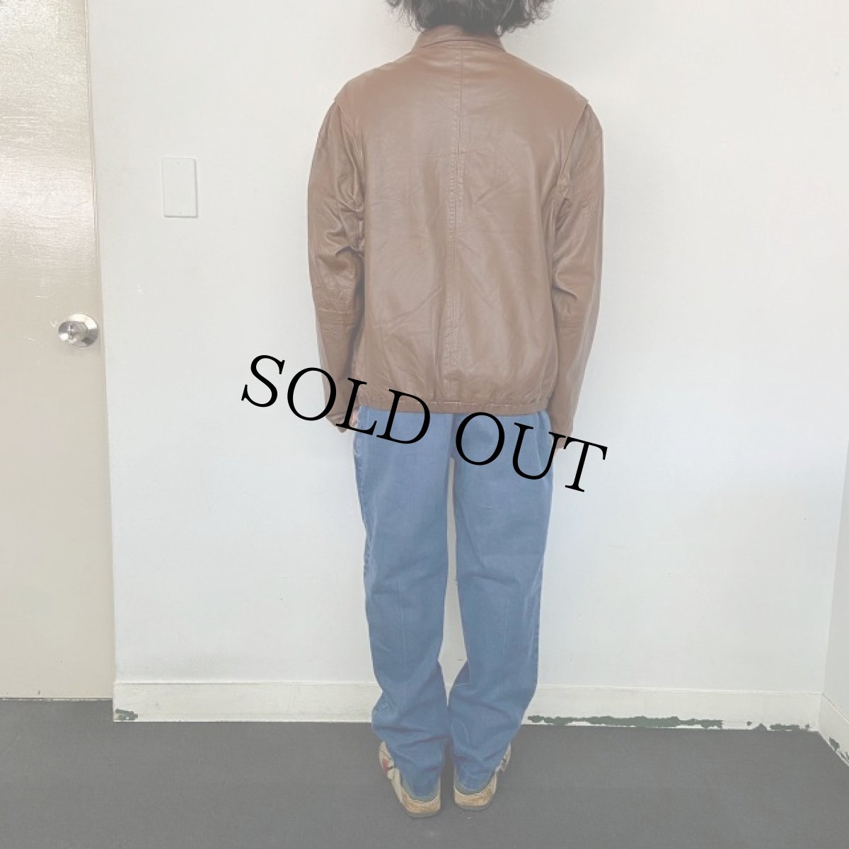 画像4: POLO Ralph Lauren レザージャケット ブラウン L (4)