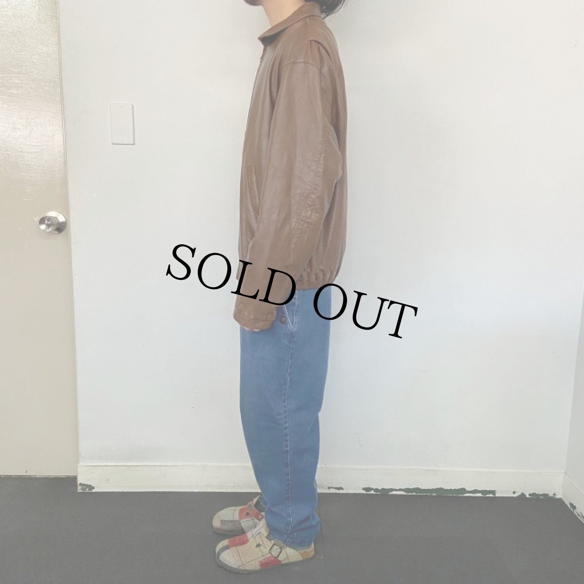 画像3: POLO Ralph Lauren レザージャケット ブラウン L (3)