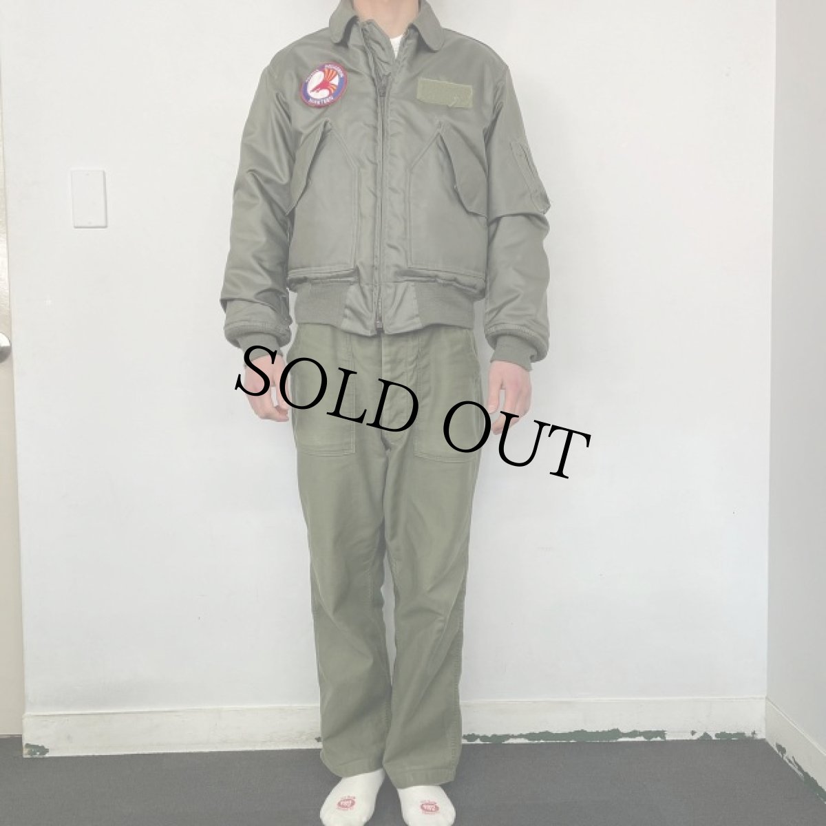 画像2: 80's U.S.AIR FORCE CWU-45/P Flight Jacket SMALL (2)