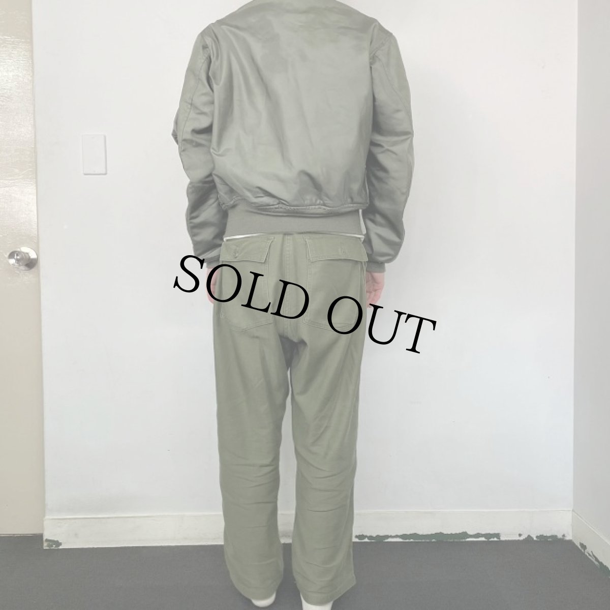 画像4: 90's U.S.AIR FORCE CWU-36/P Flight Jacket MEDIUM (4)