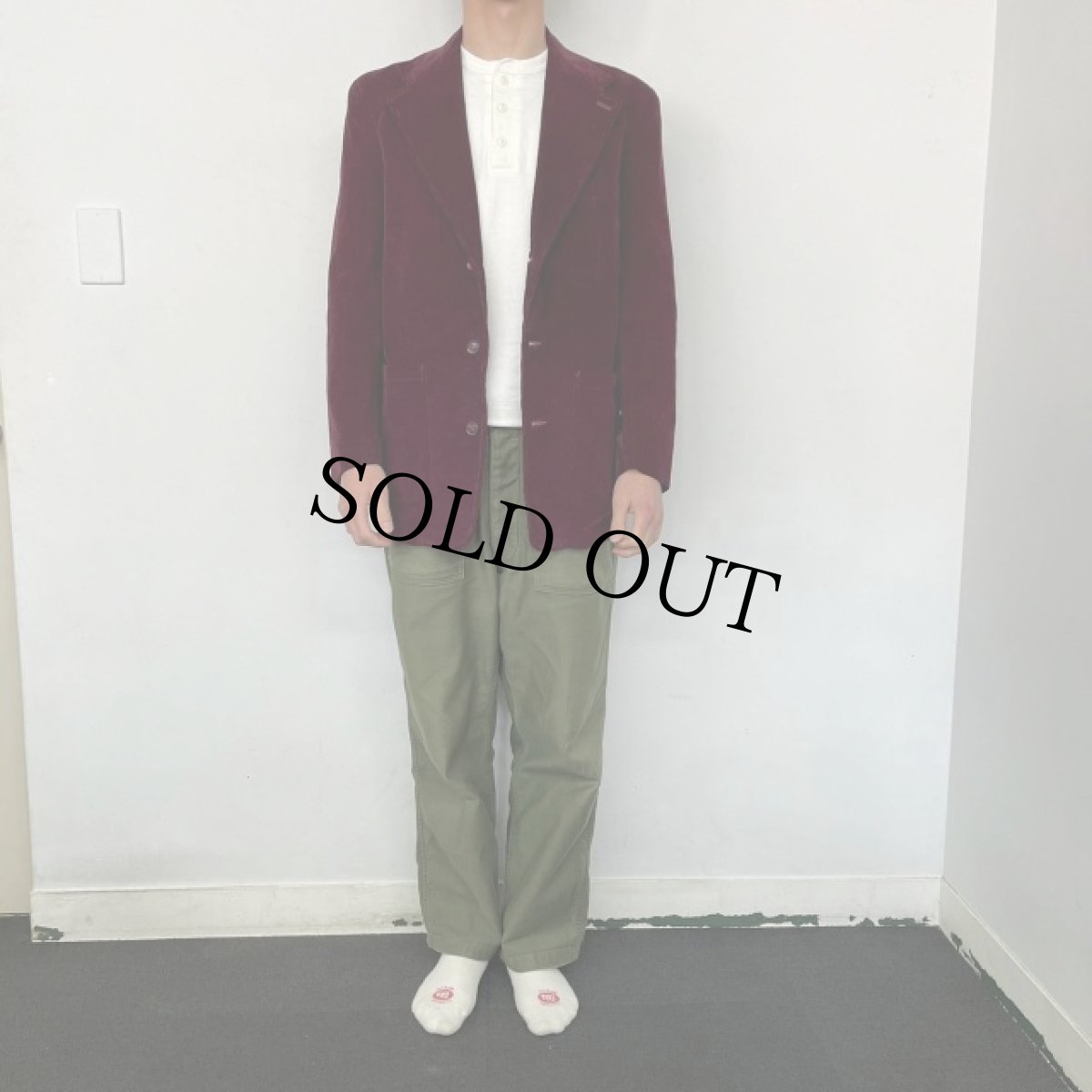 画像2: 60〜70's コーデュロイテーラードジャケット (2)