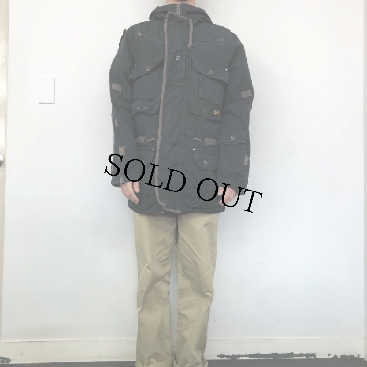 画像2: G-STAR RAW "GS3301" ミリタリージャケット L (2)