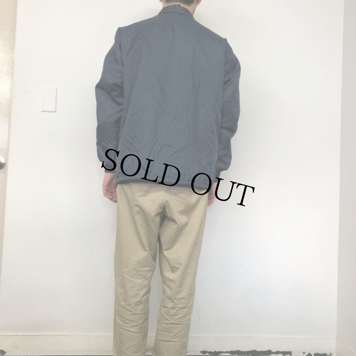 画像5: 80〜90's HILTON USA製 裏ボア ナイロンコーチジャケット M (5)