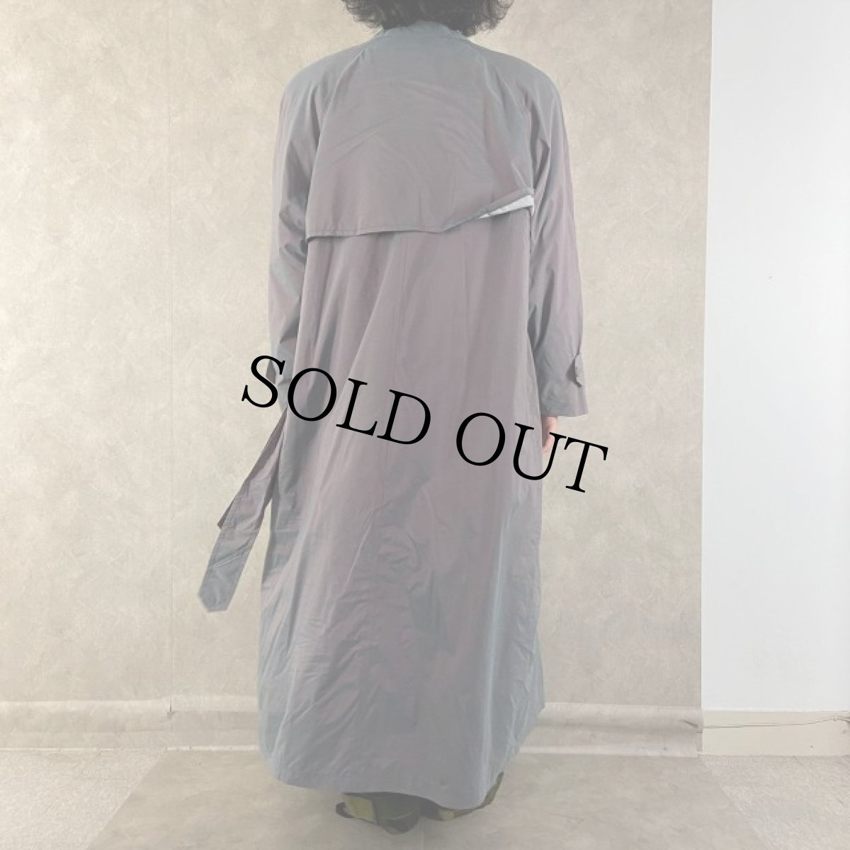 画像4: 90's〜 LONDON FOG 玉虫色 ライナー付きステンカラーコート (4)