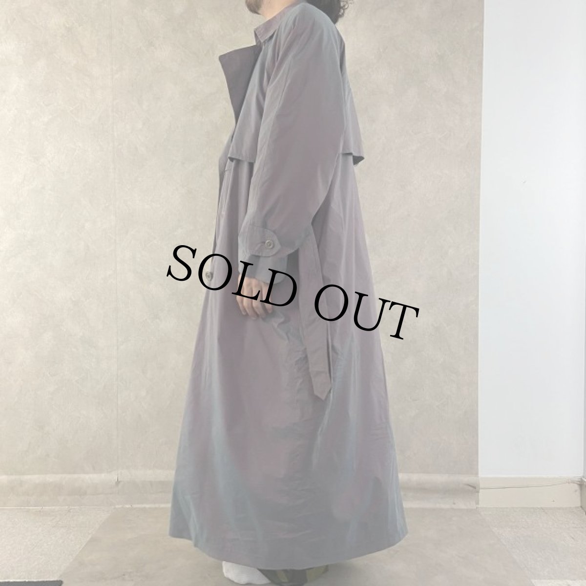 画像3: 90's〜 LONDON FOG 玉虫色 ライナー付きステンカラーコート (3)