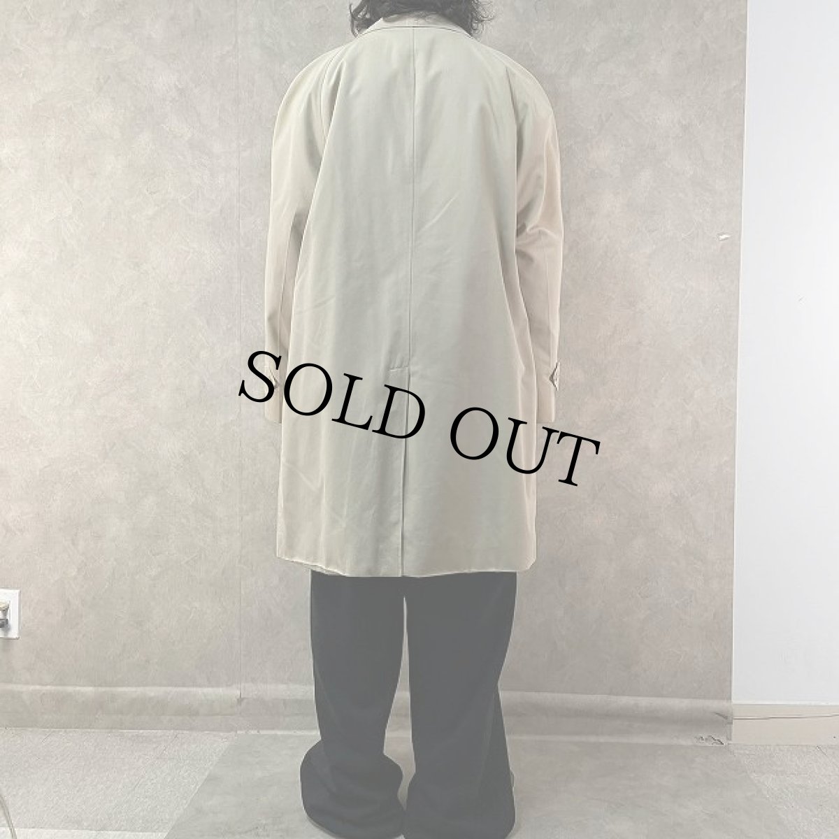 画像4: 80〜90's Burberrys ENGLAND製 ステンカラーコート (4)