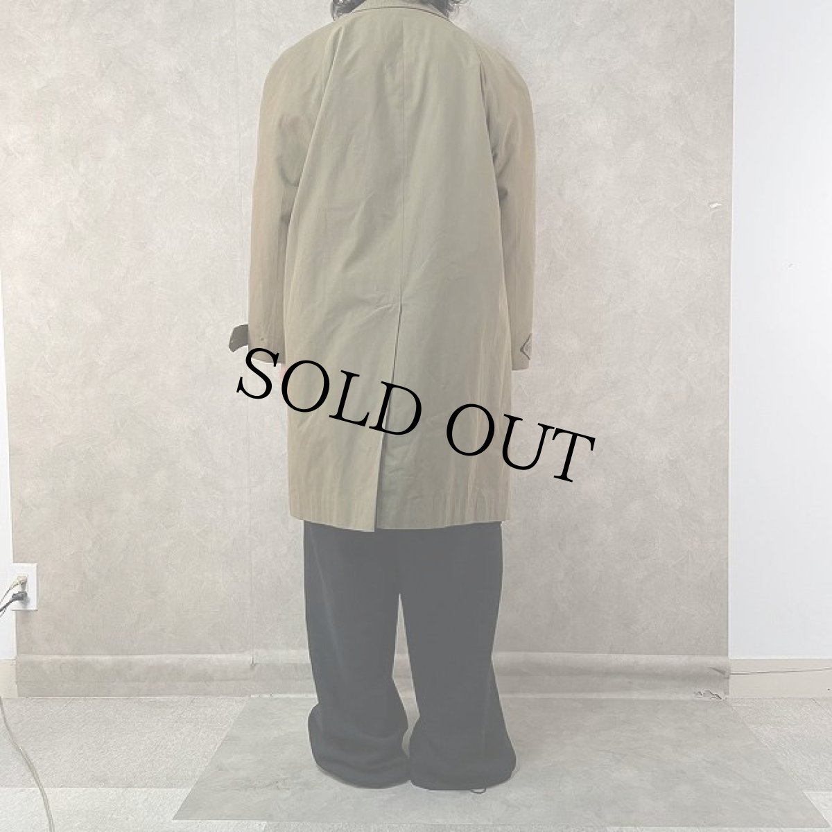 画像4: 80〜90's Burberrys ENGLAND製 ステンカラーコート (4)