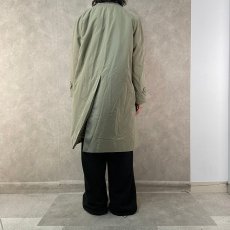 画像4: 80's Burberrys ENGLAND製 H.A&E.Smith別注 ウールギャバ ステンカラーコート (4)