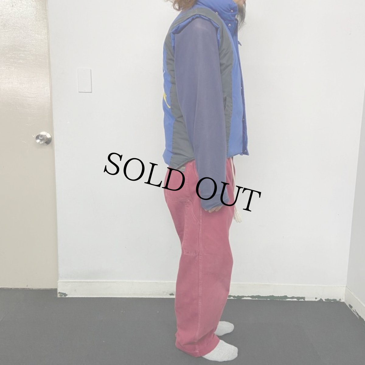 画像4: 90's POLO Ralph Lauren "クッキーパッチ＆サイクルスキー" コットンダウンベスト M (4)