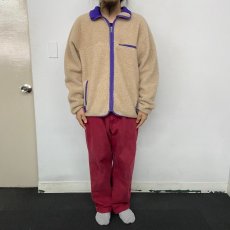 画像2: 90's Patagonia USA製 ベビーレトロカーディガン XL (2)