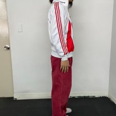 画像3: 70〜80's adidas England製 トラックジャケット 白×赤 (3)