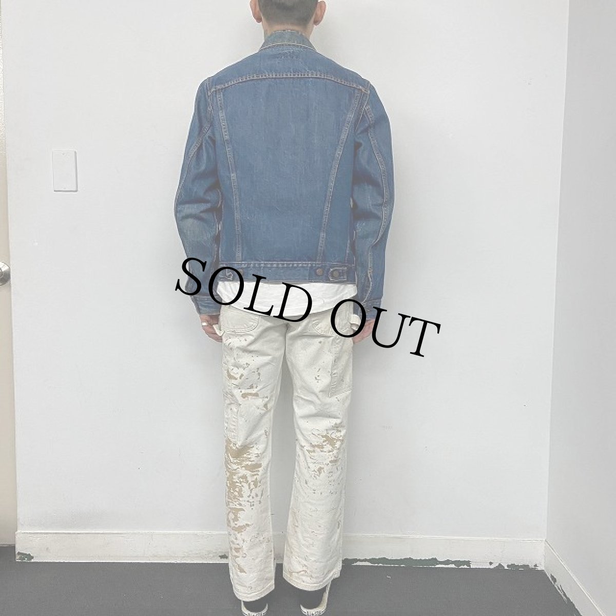 画像4: 70's LEVI'S 71205-0217 BIGE デニムジャケット (4)