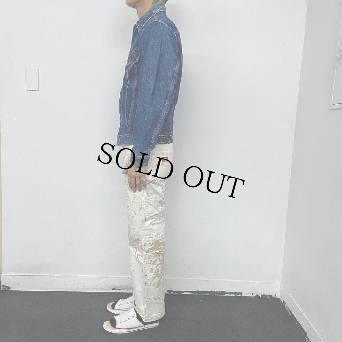 画像3: 70's LEVI'S 71205-0217 BIGE デニムジャケット (3)