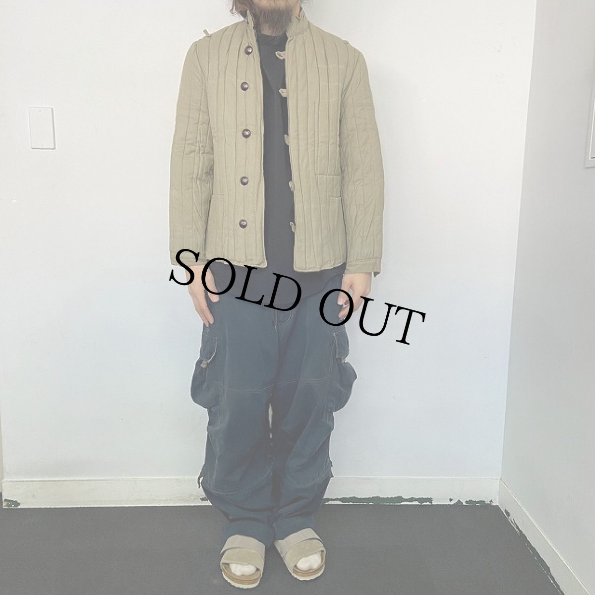 画像2: 50's ブルガリア軍 キルティングライナージャケット (2)