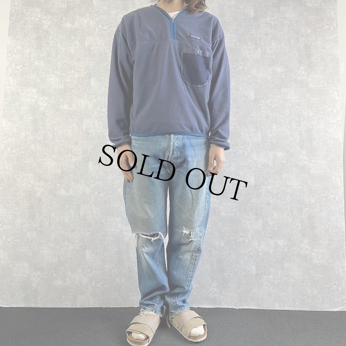 画像2: 90's〜 patagonia CAPILENE USA製 カヤックフリースジャケット M (2)